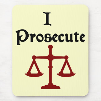 Ik vervolgt advocaat Mousepad Muismat