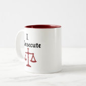 Ik vervolgt de Mok van de advocaat (Voorkant links)