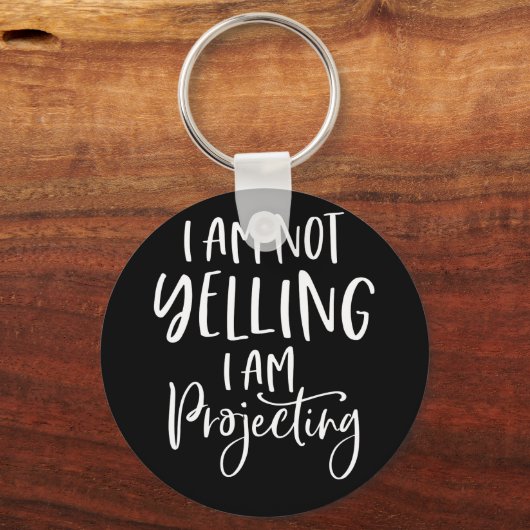 Ik verwacht geen actrice-theatermeisje sleutelhanger (Voorkant)