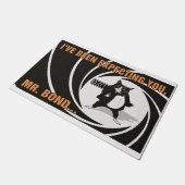 Ik verwachtte u, Mr Bond kattenliefhebber Deurmat (Schuin)