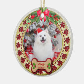 Ik verweed je een vrolijk kerst gepersonaliseerd h keramisch ornament (Links)