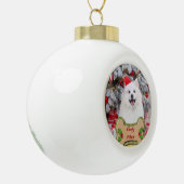 Ik verweed je een vrolijk kerst gepersonaliseerd h keramische bal ornament (Links)