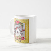 Ik verweed je een vrolijk kerst gepersonaliseerd h koffiemok (Voorkant links)