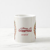 Ik verweed je een vrolijk kerst gepersonaliseerd h koffiemok (Center)