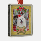 Ik verweed je een vrolijk kerst gepersonaliseerd h metalen ornament (Rechts)