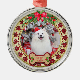 Ik verweed je een vrolijk kerst gepersonaliseerd h metalen ornament