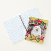 Ik verweed je een vrolijk kerst gepersonaliseerd h notitieboek (Binnen)