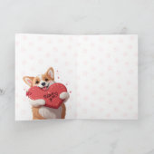 Ik verweef je Mam Corgi Funny Dog Pun Moederdag Kaart (Binnen)