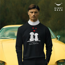 Ik verweef mijn Vriendin Schattige Hondenpaar Vale