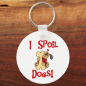 Ik Verwen Honden Tshirts en Geschenken Sleutelhanger (Voorkant)