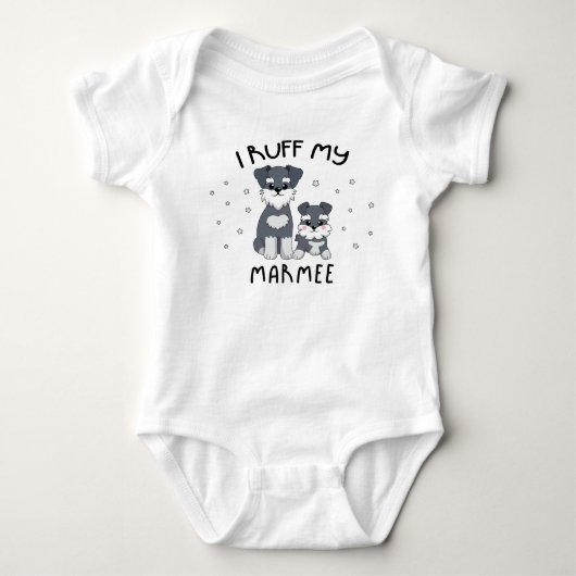 Ik verwen mijn mammie - Cute Puppies Romper (Voorkant)
