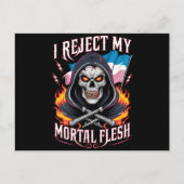 Ik verwerp mijn Transgender Transgender LGBTQ Briefkaart (Voorkant)