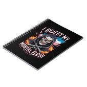 Ik verwerp mijn Transgender Transgender LGBTQ Notitieboek (Linkerzijde)