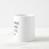 Ik verwerp uw realiteit koffiemok (Center)