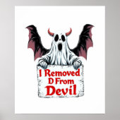 Ik verwijderde D uit Devil - Dark Fantasy Gothic Poster (Voorkant)