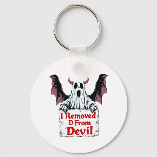 Ik verwijderde D uit Devil - Dark Fantasy Gothic Sleutelhanger (Voorkant)