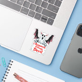 Ik verwijderde D uit Devil - Dark Fantasy Gothic Sticker (Laptop met iPhone)