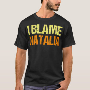 Ik verwijs Natalia Funny Friends Humor Buddy het T-shirt