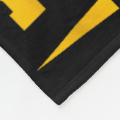 Ik verzamel gele kaarten fleece deken (Hoek)