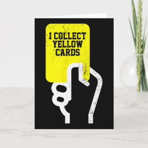 Ik Verzamel Gele Kaarten, Grappige Voetbalspeler U Kaart