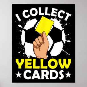 Ik Verzamel Gele Kaarten Voetbal Poster
