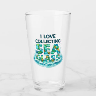 Ik verzamel graag zeeglas glas