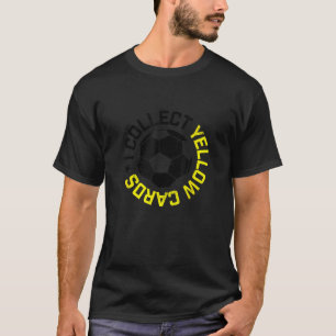 Ik verzamel Yellow Kaarten Funny Soccer Player Gez T-shirt