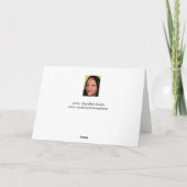 Ik verzend felicitaties kaart (Achterkant)