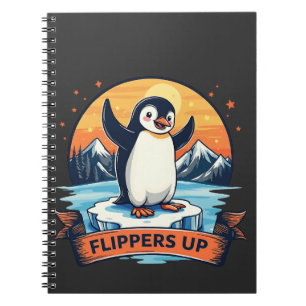 Ik verzet me tegen de pinguïns die tegen Trump zij Notitieboek