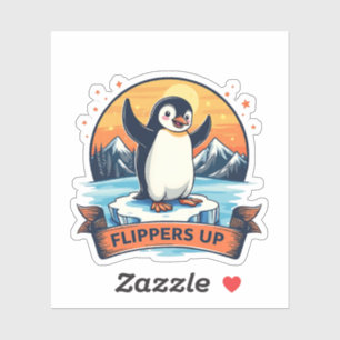 Ik verzet me tegen de pinguïns die tegen Trump zij Sticker