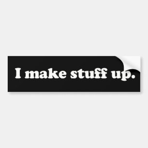 Ik verzin patheologische leugenachtige leugenachti bumpersticker