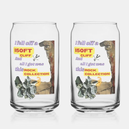 Ik viel eraf blikvorm glas (Voorkant)