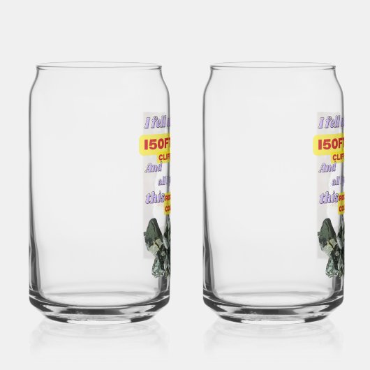 Ik viel eraf blikvorm glas (Rechts)
