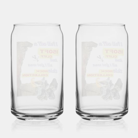 Ik viel eraf blikvorm glas (Achterkant)