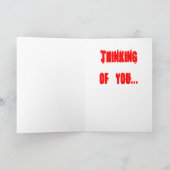 Ik viel in liefde bij de zombieapocalyps kaart (Binnen)