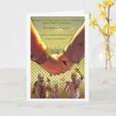 Ik viel in liefde bij de zombieapocalyps kaart (Gele Bloem)