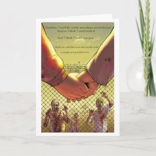 Ik viel in liefde bij de zombieapocalyps kaart