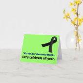 Ik vier alle bewustmakingsmaanden kaart (Gele Bloem)