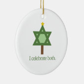 Ik vier beide keramisch ornament (Rechts)