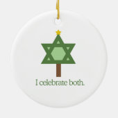Ik vier beide keramisch ornament (Achterkant)