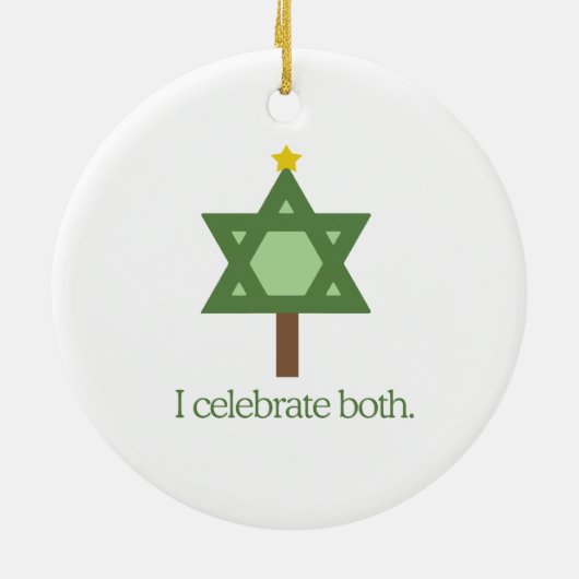 Ik vier beide keramisch ornament (Achterkant)