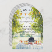 Ik vier de BBQ-samenkomst Kaart (Voorkant / Achterkant)