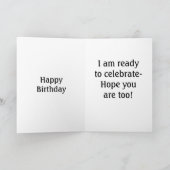 IK VIER JE VERJAARDAG KAART (Binnen)