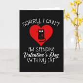 Ik vier Valentijnsdag met mijn kat Kaart (Gele Bloem)