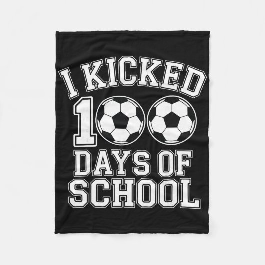 Ik vierde 100 dagen school jongens kinderen studen fleece deken (Voorkant)