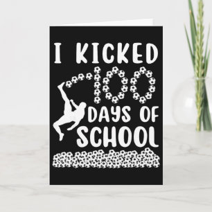 Ik vierde 100 dagen school voetbal 100ste dag Byll Kaart