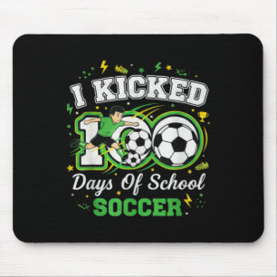 Ik Vierde 100 Dagen School Voetbal 100ste Dag Spor Muismat