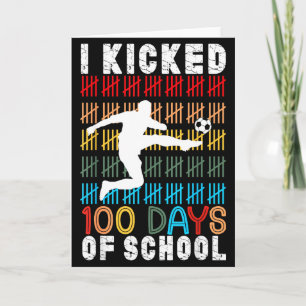 Ik Vierde 100 Dagen School Voetbal 100ste Dagen Le Kaart