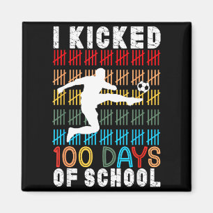 Ik Vierde 100 Dagen School Voetbal 100ste Dagen Le Magneet