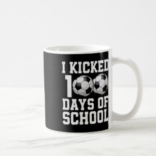 Ik vierde 100 dagen school Voetbal Sport Jongens K Koffiemok